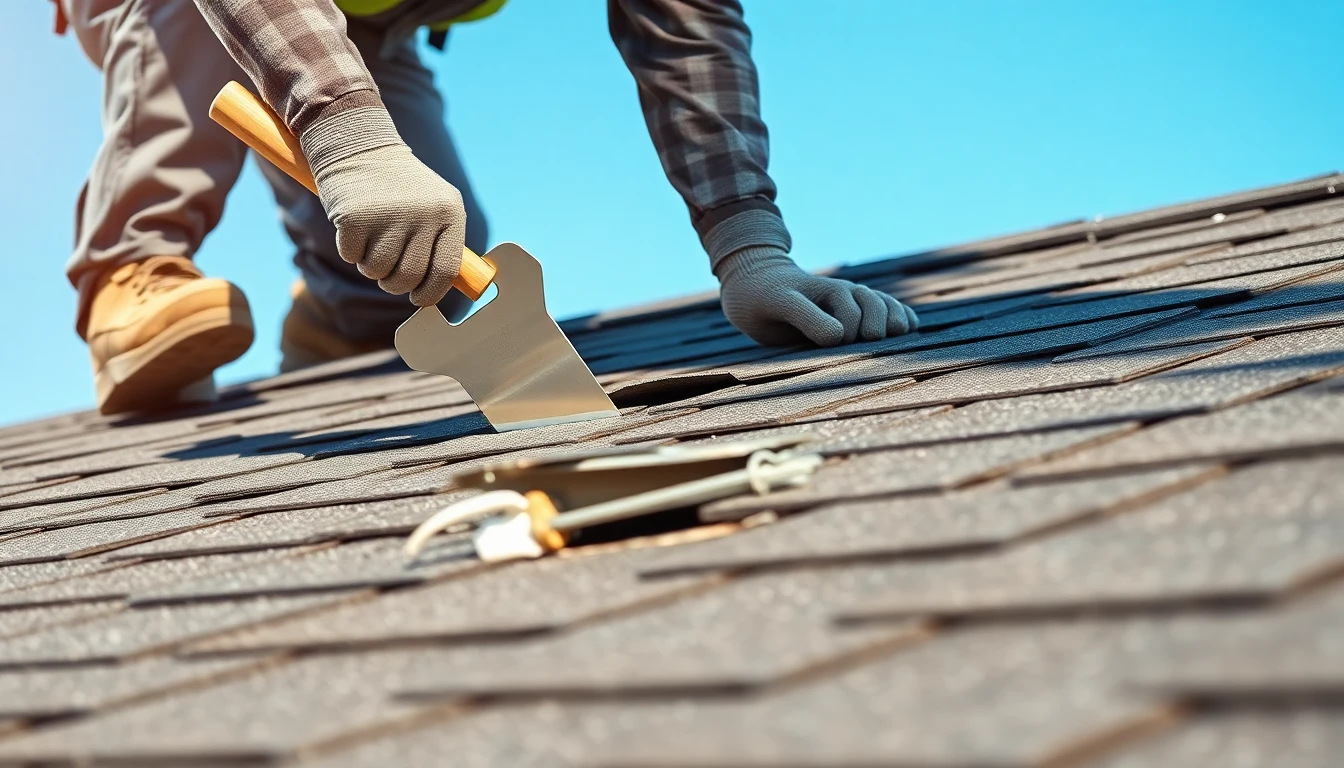 Asphalt shingle repair